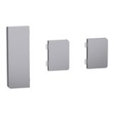 Push button, KNX, Merten System Design, 3gang, rockers, stainless steel