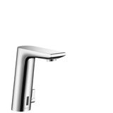 Metris S electric sink mixer 6V, with temperature control, chrome