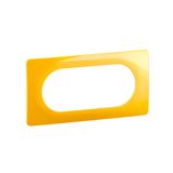 PLATE 2G LARGE SAFFRON YELLOW