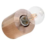 WALL LAMP SALGADO NATURAL WOOD E27 1X60W IP20