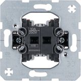 Series push button 2 S separated input terminal flush-mounted 10A