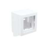 Q45 LATERAL ADAPTER F/12X7 TRUNKING WHITE