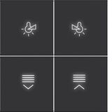 KNX pushbutton cover, 4-way, with backlight, A.x/C.x, matte black