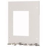 XTMPIX16WC-H550W425 Front cover for IZMX16, withdrawable, HxW=550x425mm, grey