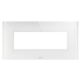 ICE PLATE - IN GLASS - 6 MODULES - WHITE - CHORUSMART