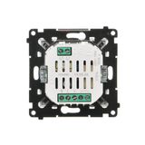 RJ12 double telephone socket, (module), Simon 24, IP20, graphite mat