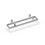 Recessed frame L 650 B 141 H 2 HEL 94 colour: silver