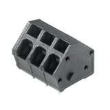 Printed circuit board terminals, 5.00 mm, Number of poles: 10, 135°, Solder pin length (l): 3.5 mm, tinned, black, Tension-clamp connection, Clamping range, max. : 2.5 mm², Box