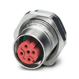 SACC-DSI-FSD-4CON-L180/SH RD - Device connector, rear mounting