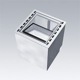 CONT3 12L REC BOX GL 40x40x45 5421C3S - Recessed box
