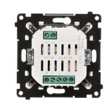 Temperature regultor with outer sensor, Silver matt, metalic
