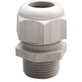 Cable Gland with slats Polyamide 6 PG21 Grey RAL 7035