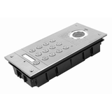 flush-mounted door station with encryption, single-subscriber