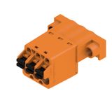 PCB plug-in connector, male plug, 5.08 mm, Number of poles: 3, 180°, PUSH IN with actuator, Clamping range, max. : 3.31 mm², Box