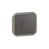 PLEXO 2 GANG ONE-WAY ROLLER BLIND SWITCH - ANTHRACITE - MECHANISM