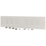 XTSZCSV4-H250W1000 Section wide cover, HxW=250x1000mm, IP42, grey