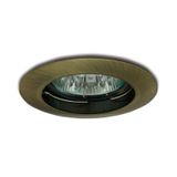 PANLUX Luminaire PPD-LR50/ZA 50W GU5.3 12V halogen ceiling fixed IP20 antique gold
