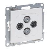 TV-R-SAT-SAT MALE STAR 2 CABLES WHITE