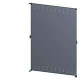 SIVACON, mounting plate, for cabinet rear panel, perforated, H: 1800 mm, W: 1200 mm, zinc-plated