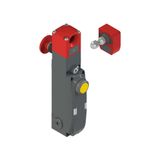 NG series safety switch with lock and integrated control devices, with actuator