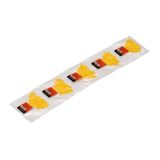 CableLine, Conductor and cable markers, 1.3 - 3 mm, 3 x 3.4 mm, yellow