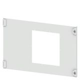 Compartment door, 3WA size II, 3, 4-pole, IP40, H: 550 mm, W: 800 mm