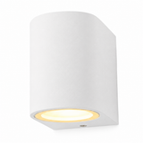 Outdoor Wall Light without Light Source 1xGU10 IP65 Round Matt White THORGEON