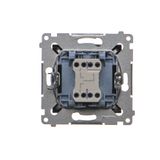 Triple frame, metal, Inox yin