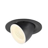 NUMINOS© GIMBLE M, recessed ceiling light, 4000K, 55ø, bl/wh