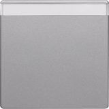 Rocker with labelling field, Q.1/Q.3, aluminium velvety, lacquered