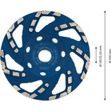 EXPERT Concrete Diamond Grinding Head 150 x 22.23 x 4.5 mm