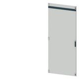 Door, IP55, W: 800 mm, rotary handle for profile semicylinder