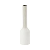 Single insulated sleeve terminal HI 1.5/10-bi white, Al/Cu