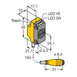Photoelectric Sensor Diffuse Mode Sensor   QS18EP6DBQ