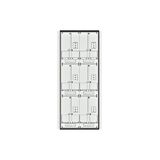 Meter box insert 3-rows, 6 meter boards / 24 Modul heights