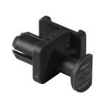 PCB plug-in connector, Accessories, Mounting block, black, Number of poles: 0