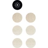 EXPERT M480 Sanding Net Set 225 mm, G 80/120/180/ Pad Saver, 7-pc