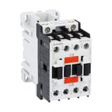Three-pole contactor, IEC operating current Ie (AC3) = 25A, DC coil low consumption, 24VDC, 1NC auxiliary contact