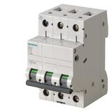 Miniature circuit breaker 400 V 10kA, 3-pole, D, 3A