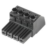 PCB plug-in connector, female plug, 7.62 mm, Number of poles: 7, 180°, Clamping yoke connection, Clamping range, max. : 10 mm², Box