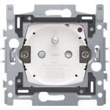Connected switching socket outlet for Niko Home Control with pin earthing and shutters, Zigbee®, 16 A, plug-in terminals