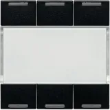 Systo PB KNX bus 6E w. indicator black
