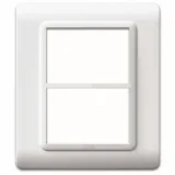 44 MOULDED FR.PLATE WHITE      3+3M