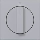 Central plate rotary switch, with markings 0-1, A.x/C.x titanium