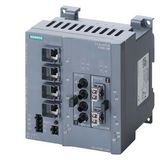 SCALANCE X308-2LH+, managed Layer 2 switch, 8x RJ45, 2x single-mode SC