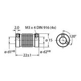 Accessories Bellows Coupling   RCS-15-06-06