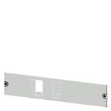 Masking frame 3VA10 (100 A), 3VA11 (160 A), 3 or 4-pole, fixed-mounted, plug-in socket, drive: