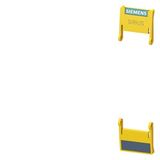Hinged cover 22.5 mm, for SIRIUS devices in industrial DIN rail housing, yellow