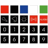 SET OF 20 INTERCHANGEABLE LABELS