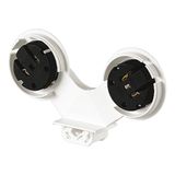 BJB 27.241.U301.81 WP Lampholder Twin 2x G13 Grey